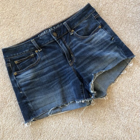 American Eagle Outfitters Shortie Denim Shorts - Picture 1 of 8